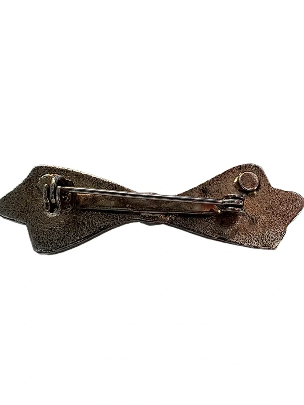 Vintage Art Deco Ribbon Bow Brooch Pin
